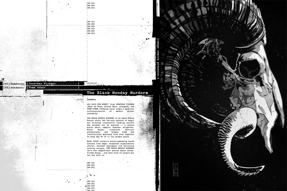 Magic Is Money In Jonathan Hickman And Tomm Coker’s ‘The Black Monday Murders’