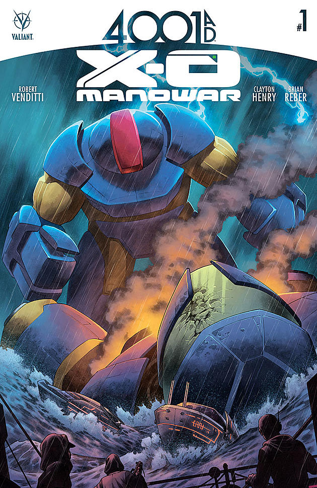 The Manowar Armor Finally Gets Giant In &#8216;4001 AD: X-O Manowar&#8217; #1