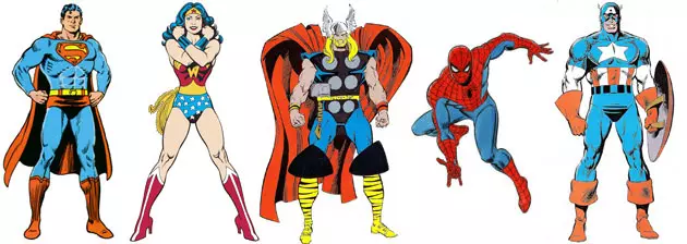 Superhero Color Theory, Part I: The Primary Heroes