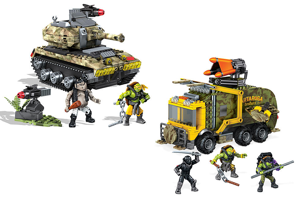 The Ninja Turtles Come Out of the Shadows and Into Mega Bloks