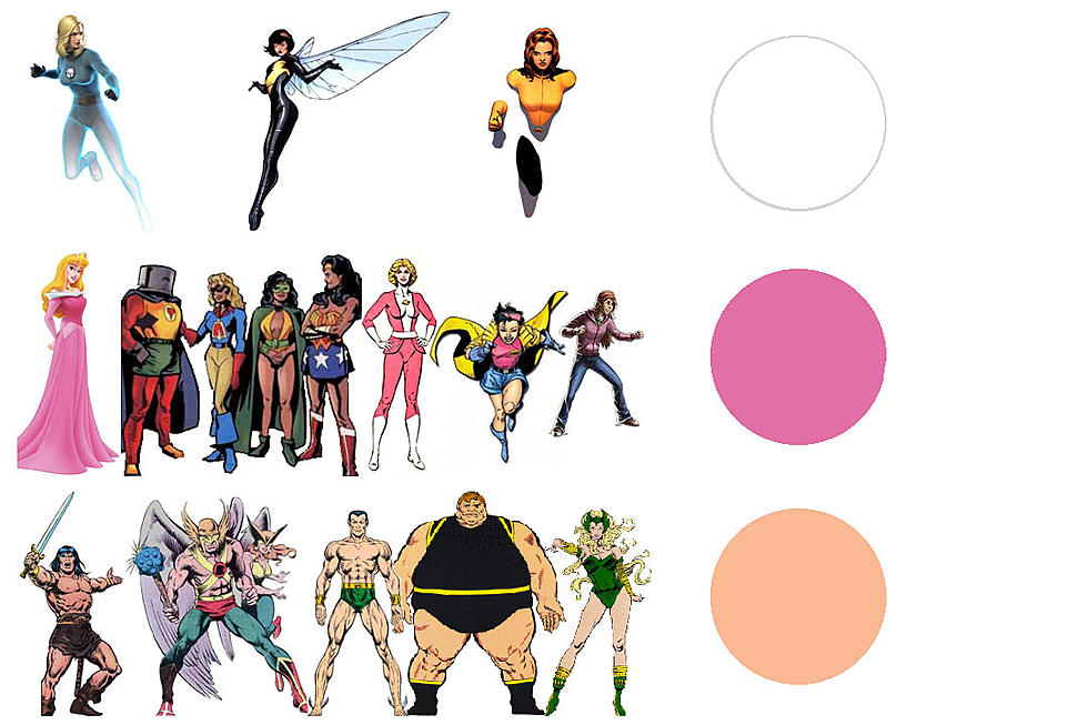 Superhero Color Theory: The Outliers
