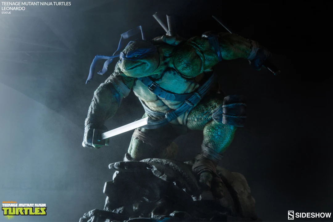 Leonardo Leads the Charge for Sideshow's TMNT Statue Series