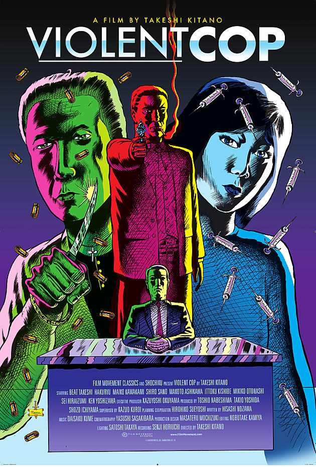 Ben Marra Creates New Poster For Takeshi Kitano&#8217;s &#8216;Violent Cop&#8217;