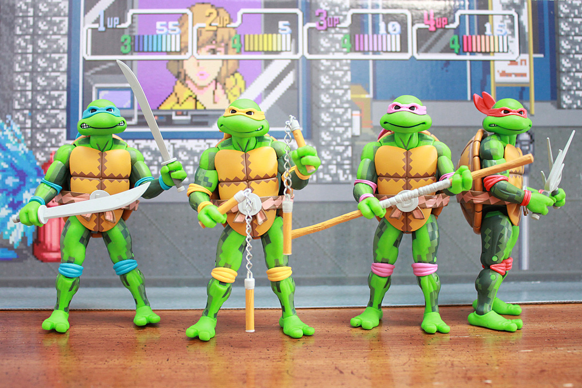 neca arcade turtles