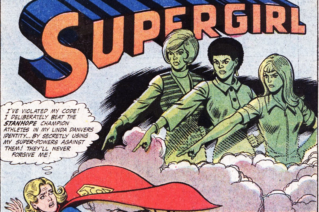 Bizarro Back Issues: Supergirl Cheats At The Fake Olympics!