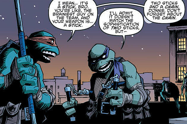 Two Sticks And A Chain: Paul Allor And Damian Couceiro On The Launch Of &#8216;Teenage Mutant Ninja Turtles Universe&#8217;