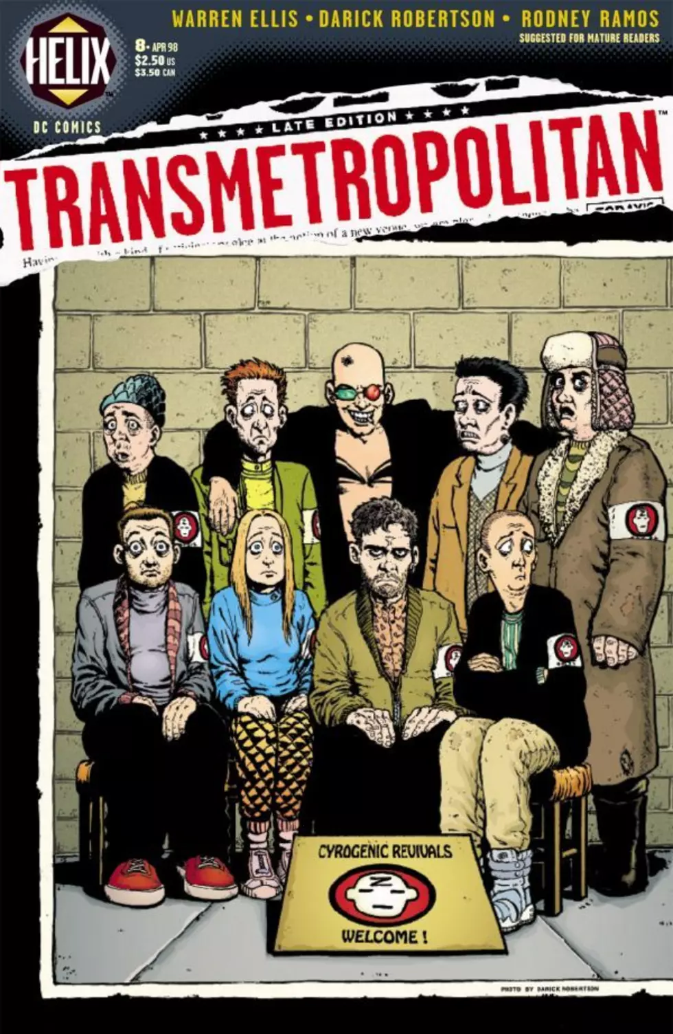 The Issue: Cold And Alone In &#8216;Transmetropolitan&#8217; #8 [Sci-Fi Week]
