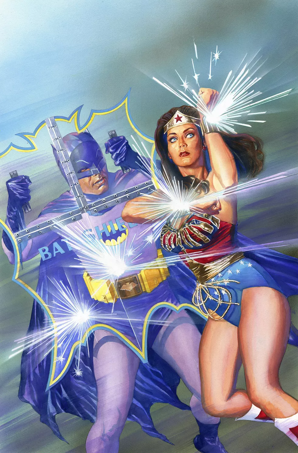 Two Iconic Heroes Meet For The First Time In &#8216;Batman ’66 Meets Wonder Woman ’77&#8242; #1 [NYCC 2016]