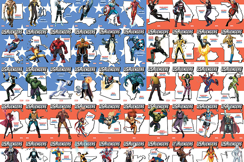 Celebrate The True America With Over Fifty ‘USAvengers’ Variant Covers