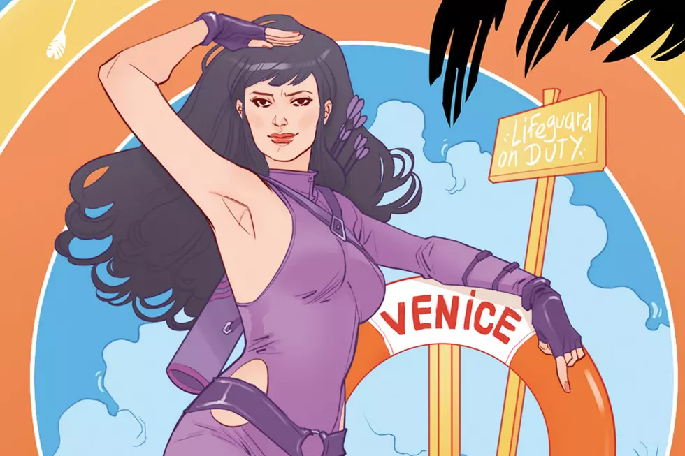 Kate Bishop’s Back In L.A. Action In ‘Hawkeye’ #1 From Kelly Thompson And Leonardo Romero [Preview]