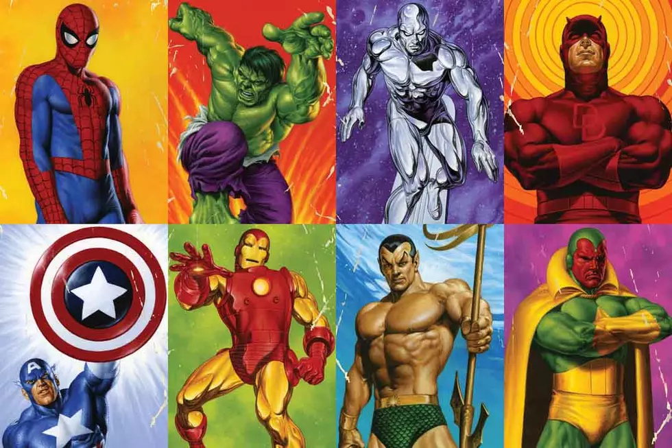 Superheroes Line Puzzles #1-5, Six Characters