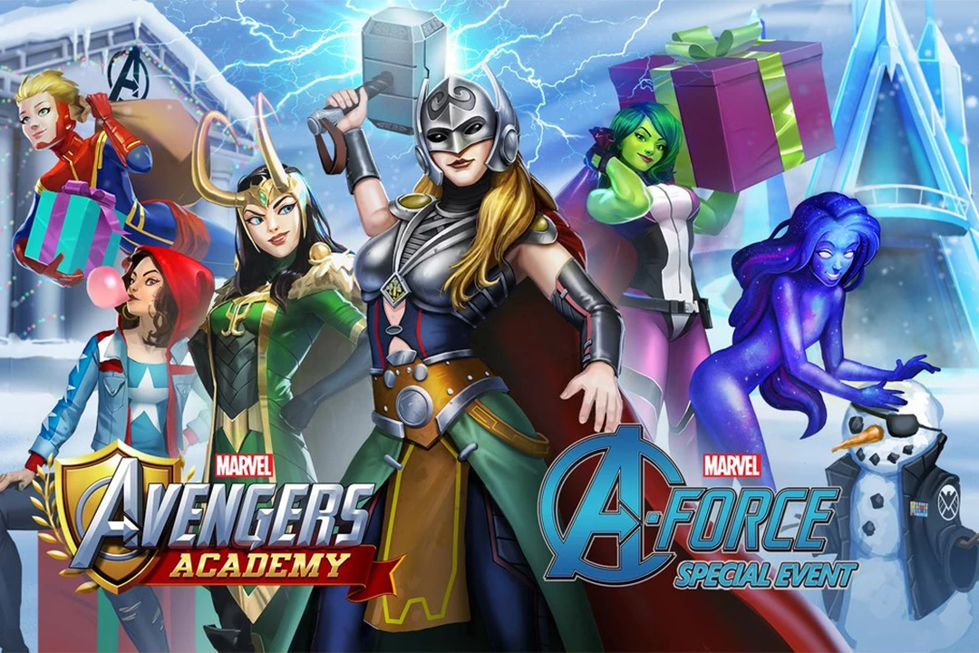 A-Force Arrives At 'Avengers Academy' For Christmas