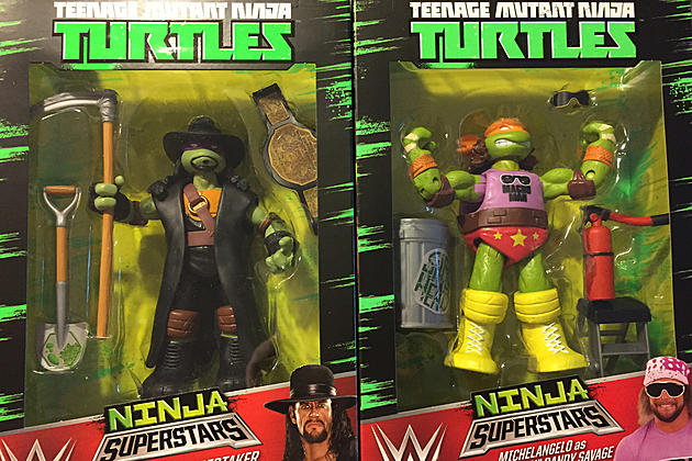 An Extremely Thorough Review Of The WWE/Teenage Mutant Ninja Turtles Mashup Action Figures