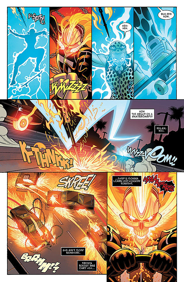 Strip Panel Naked: Coloring Tradd Moore In 'Ghost Rider' #1