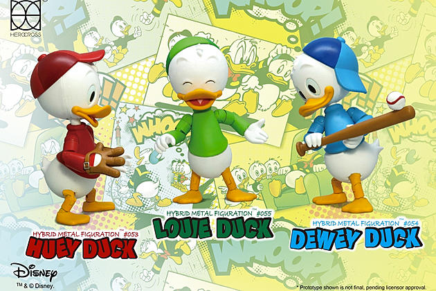 Solve A Mystery Or Rewrite History With Huey, Dewey, And Louie Action Figures From Hero Cross