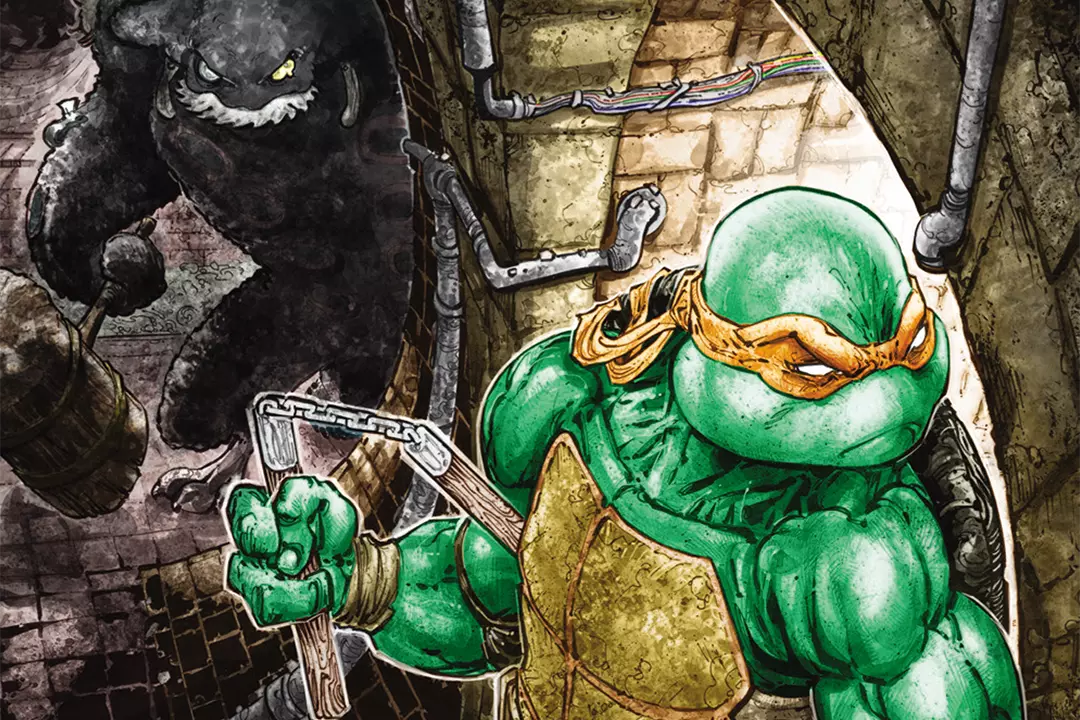 The Early Turtle Gets The Wyrm In 'TMNT Universe' #6
