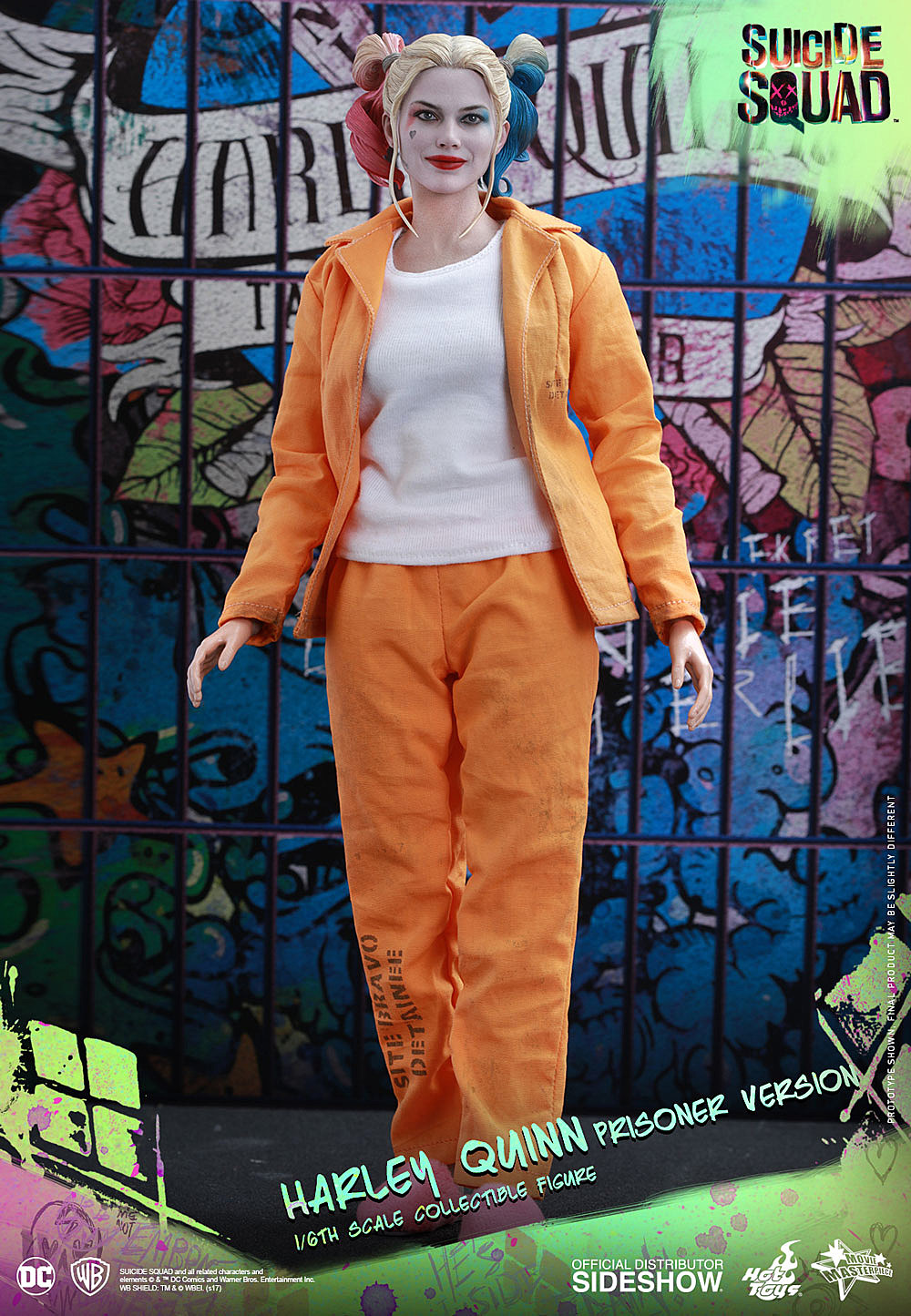harley quinn orange jumpsuit