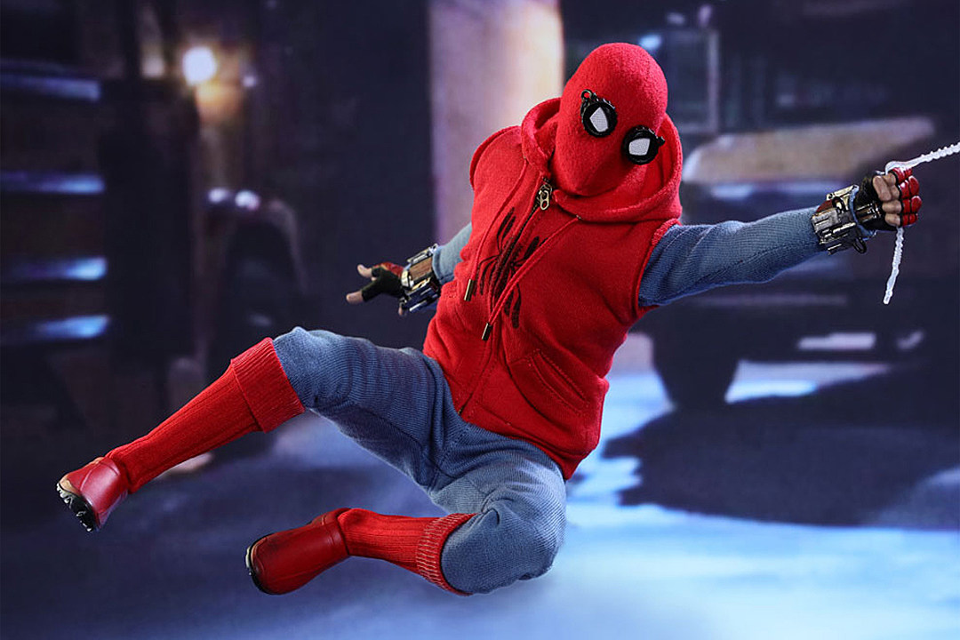 spider man homecoming homemade suit toy