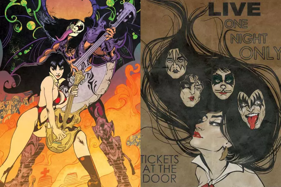 KISS And Vampirella Join Forces To Save Rock And Roll In New Dynamite Crossover