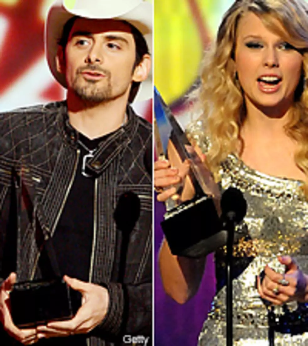 Brad Paisley, Taylor Swift Win American Music Awards