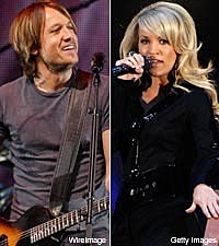 Keith Urban and Carrie Underwood
