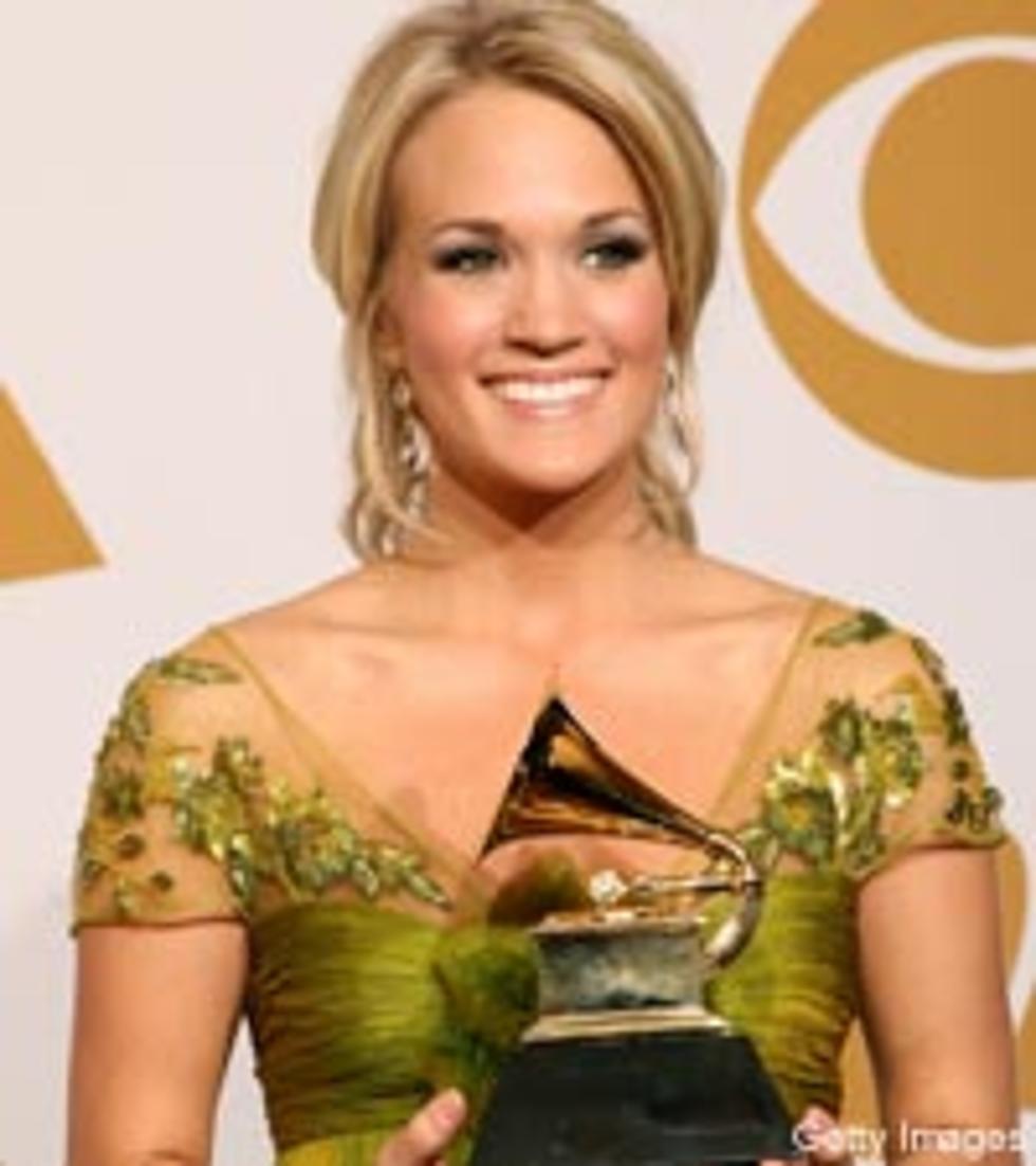 Carrie Underwood Cherishes First Grammy Award