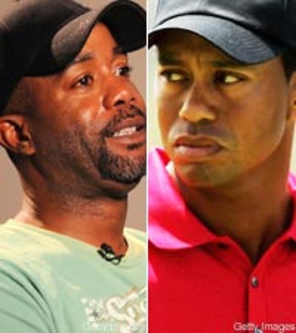 Darius Rucker Stands By Buddy Tiger Woods