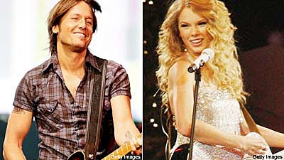 Keith Urban and Taylor Swift