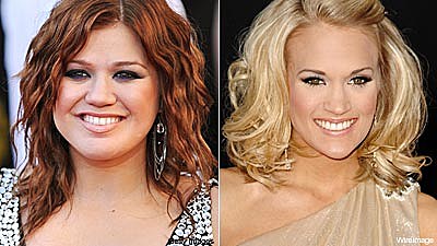 Kelly Clarkson and Carrie Underwood