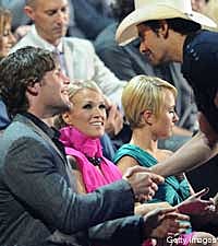 Mike Fisher, Carrie Underwood, Brad Paisley