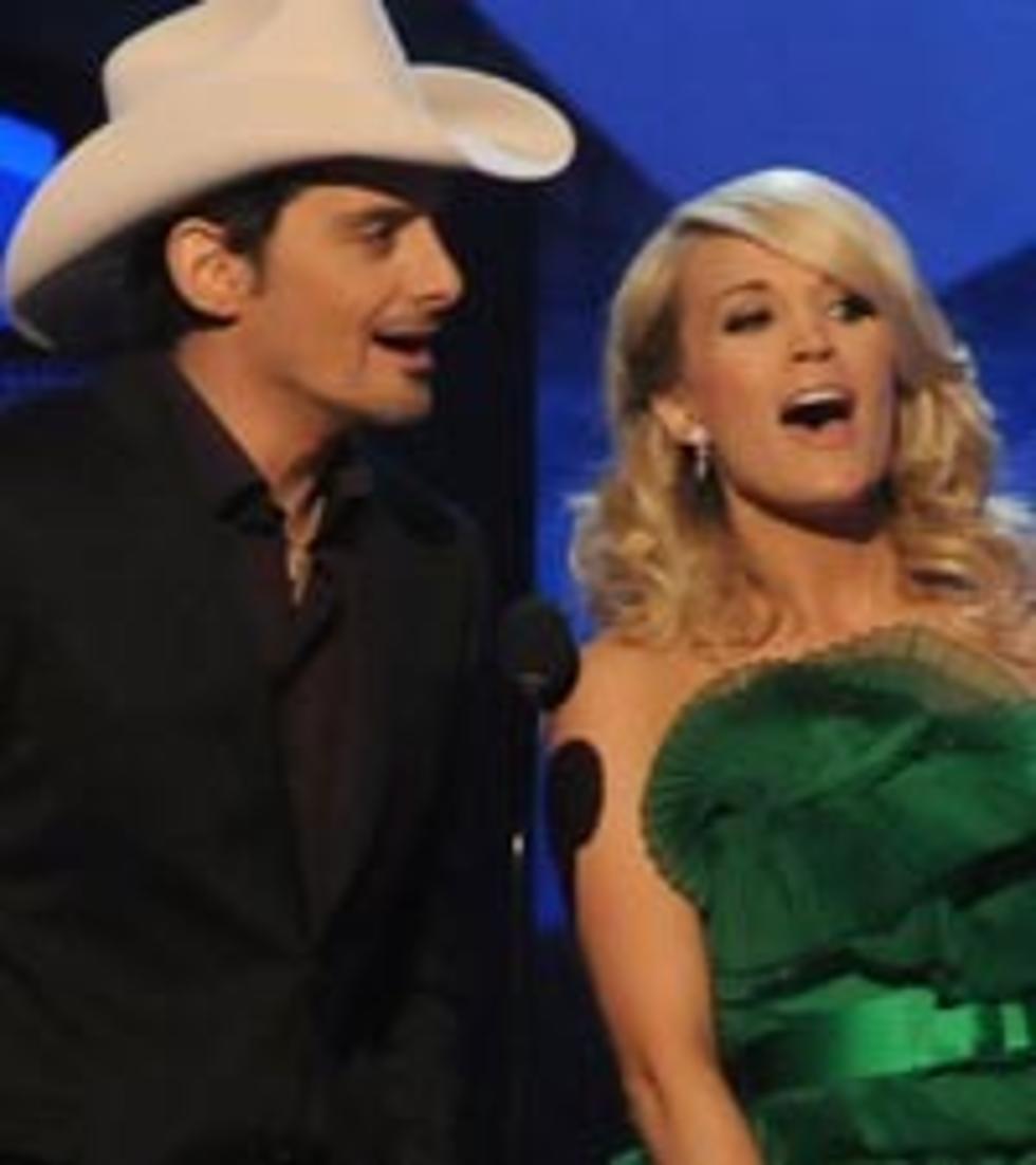 Brad Paisley, Carrie Underwood Added to CMA Performers List