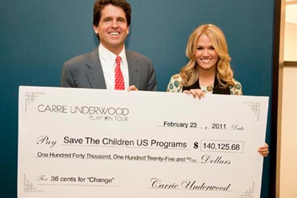Carrie Underwood’s ‘Change’ Adds Up to $140,125 for Charity