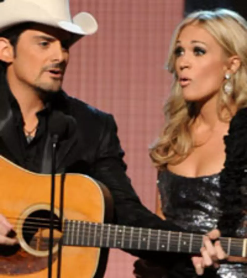 Brad Paisley and Carrie Underwood Rule the Charts