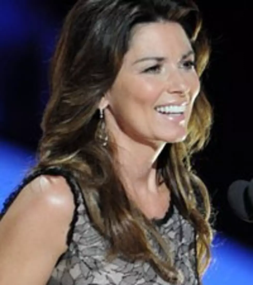 Shania Twain Auctioning Off Notorious Shoes for Charity