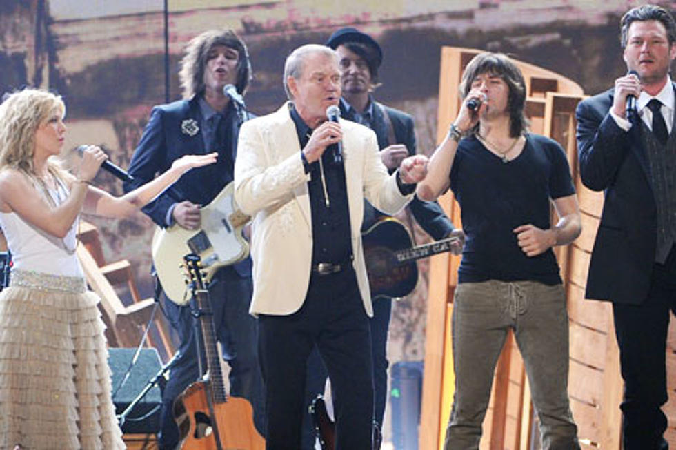 Glen Campbell Grammys 2012: Blake Shelton, the Band Perry Join Legend for Medley of Hits