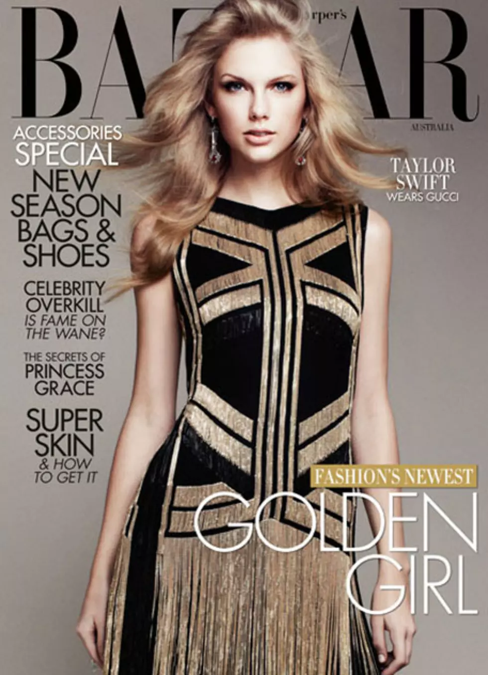 Taylor Swift Harper’s Bazaar Cover Deems Singer ‘Fashion’s Newest Golden Girl’