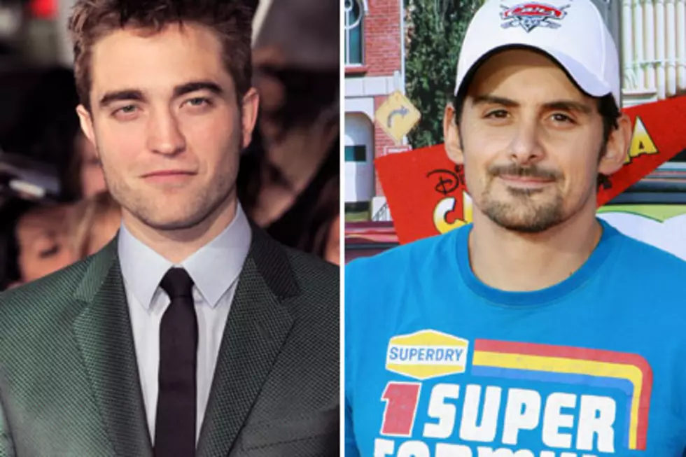 Robert Pattinson, Brad Paisley Swap Guitar Chords in Nashville