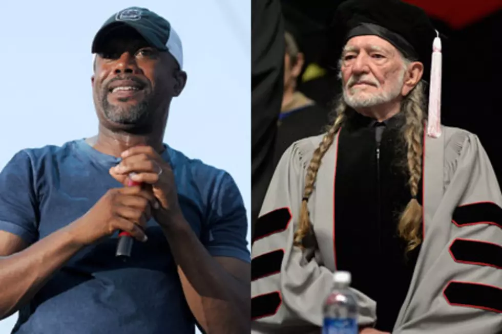 Darius Rucker and Willie Nelson Given Honorary Doctorates