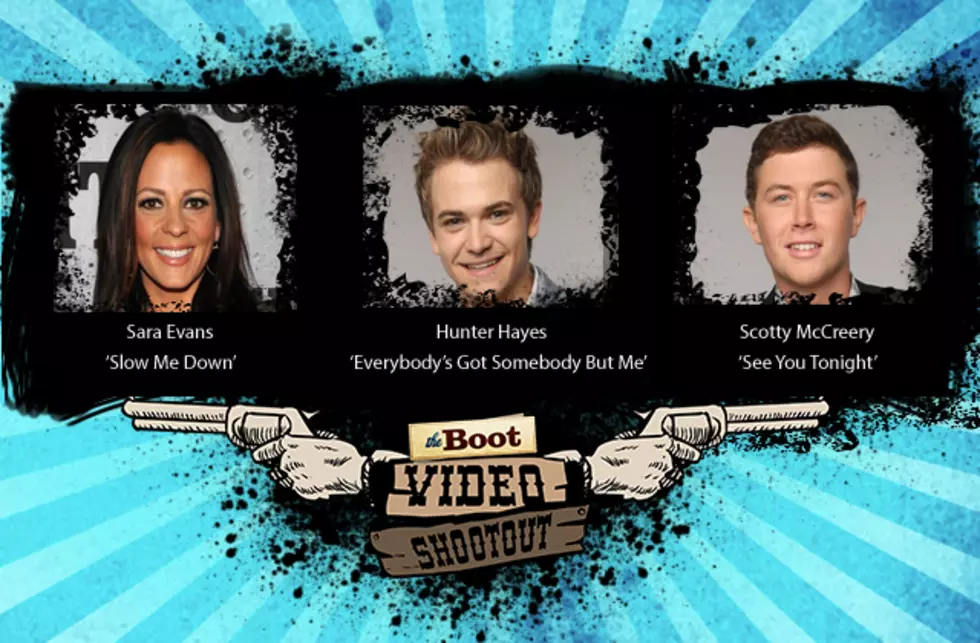 Sara Evans, Hunter Hayes + Scotty McCreery - Video Shootout