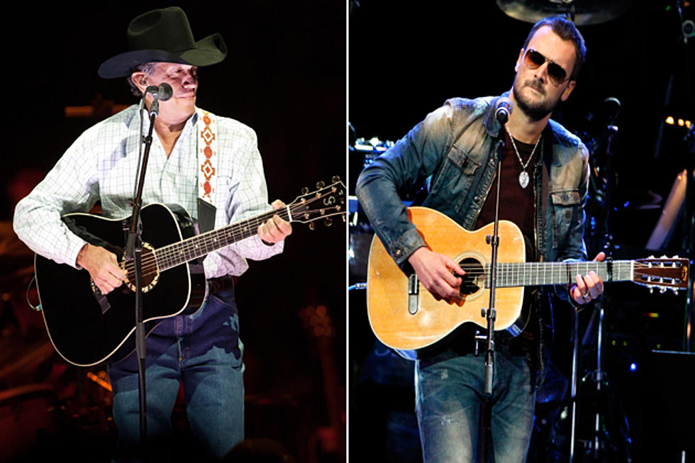 George Strait and Eric Church Duet Live in Kansas City