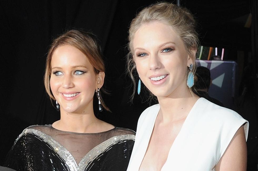 Taylor Swift, Jennifer Lawrence Share Mutual Admiration at 2014 Golden Globes