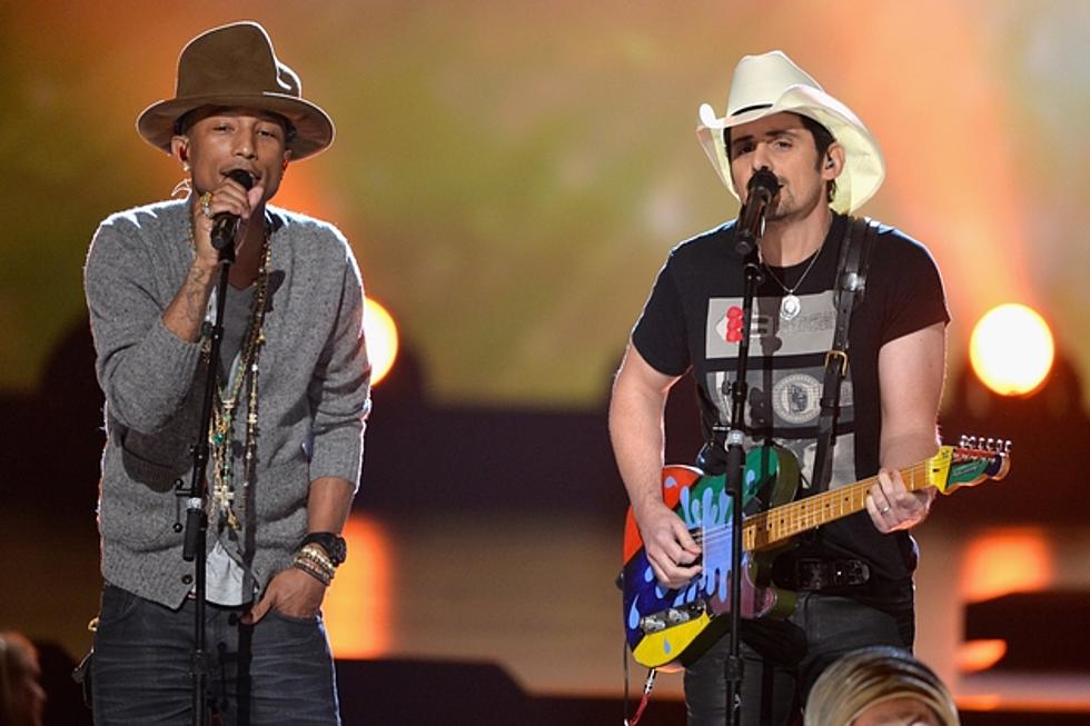 Brad Paisley and Pharrell Williams Perform &#8216;Here Comes the Sun&#8217; at Grammy Beatles Tribute