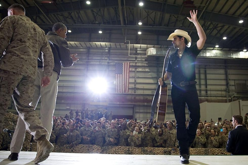 Brad Paisley Joins President Obama on Surprise Afghanistan Trip [PHOTOS]