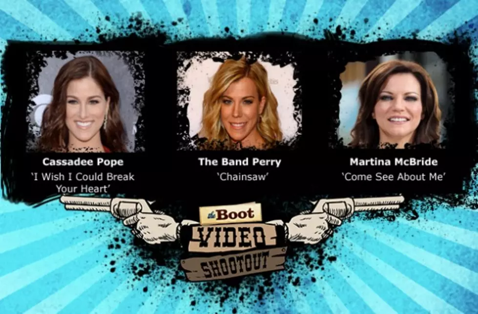 Cassadee Pope vs. the Band Perry vs. Martina McBride &#8211; Video Shootout