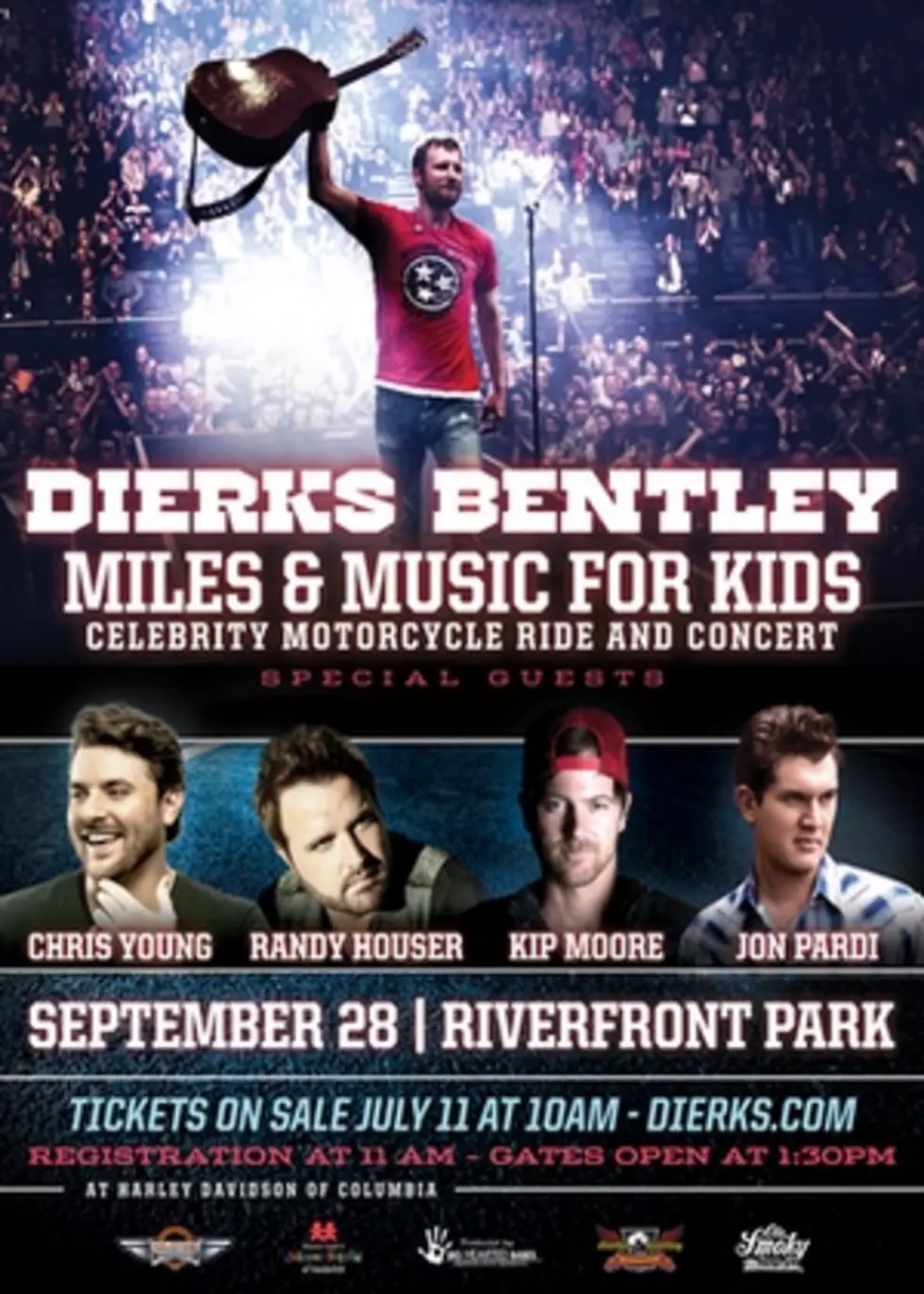 Dierks Bentley Announces 9th Miles &#038; Music for Kids