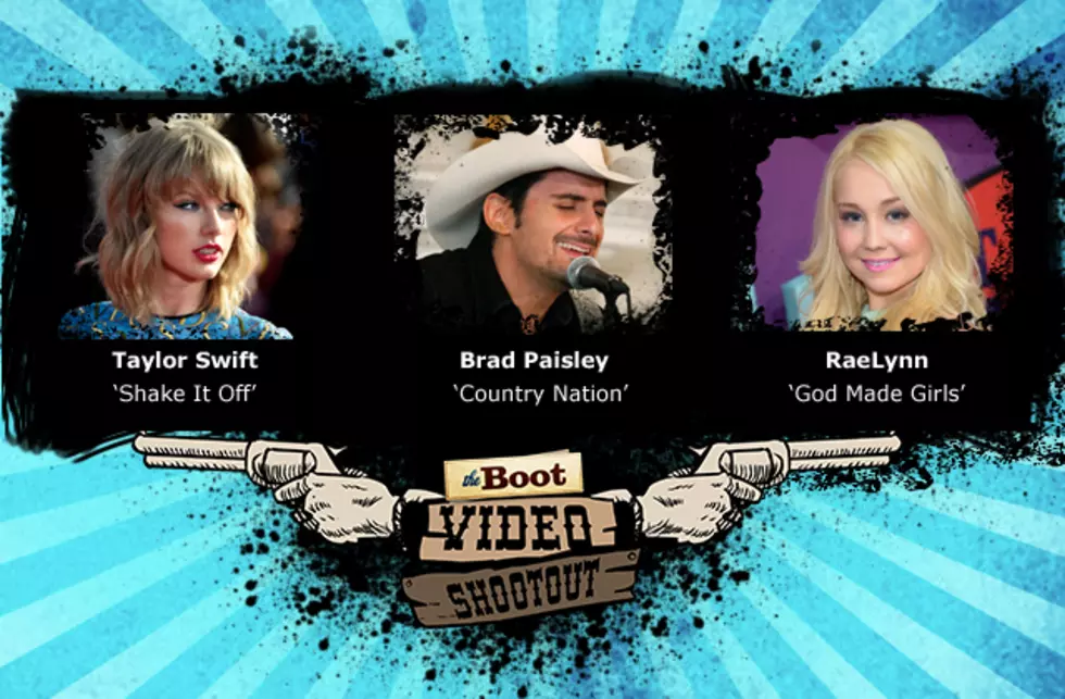 Taylor Swift vs. Brad Paisley vs. RaeLynn — Video Shootout
