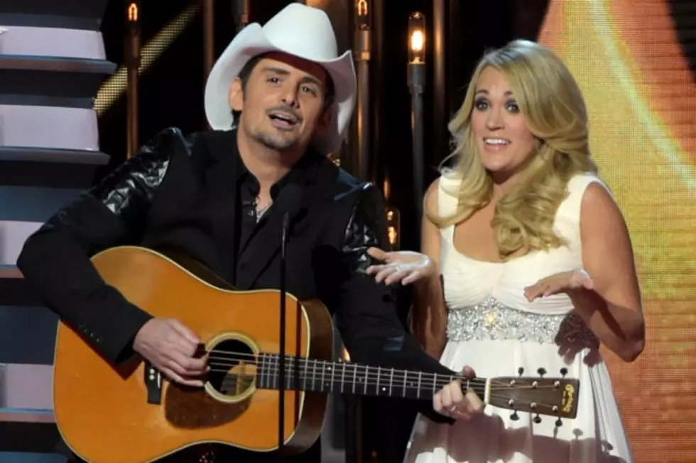 Brad Paisley Shares the Story of Revealing Carrie Underwood&#8217;s Baby&#8217;s Gender at the 2014 CMA Awards