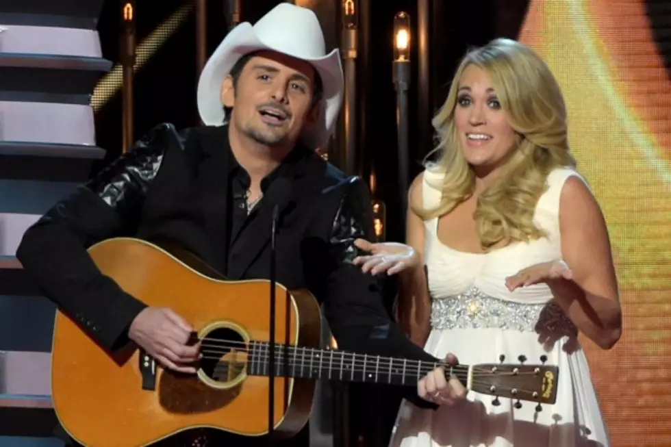 News Roundup: Brad Paisley Offers Parenting Advice to Carrie Underwood, Taylor Swift + Jimmy Fallon Show Off Jumbotron Dance Moves