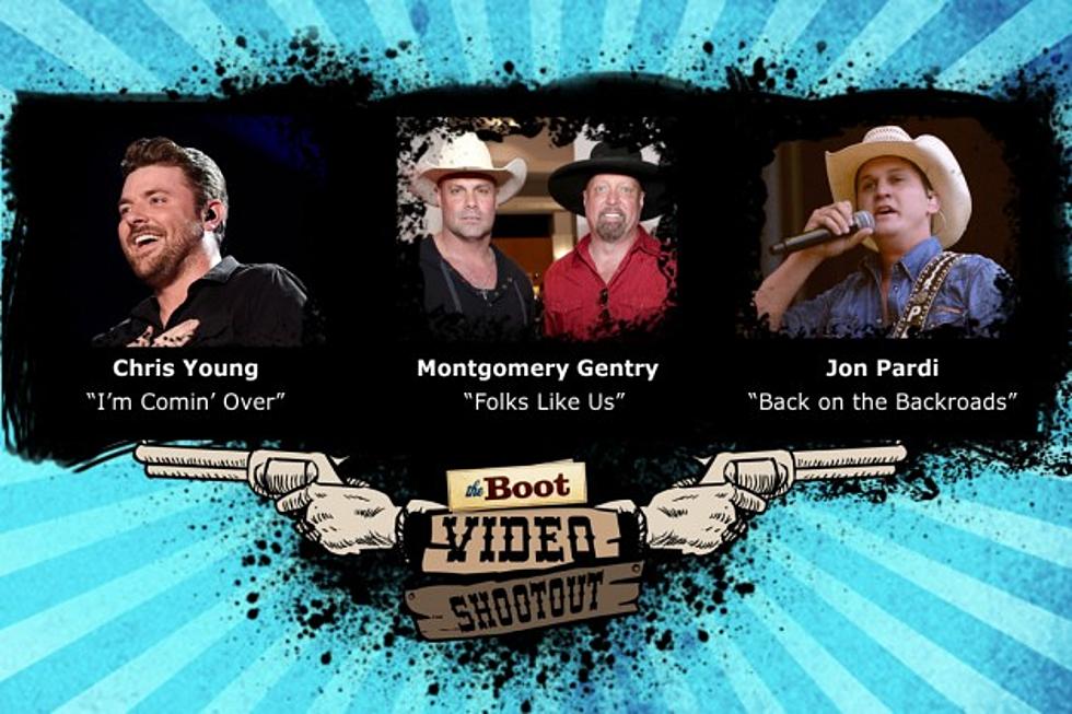 Video Shootout: Chris Young vs. Montgomery Gentry vs. Jon Pardi