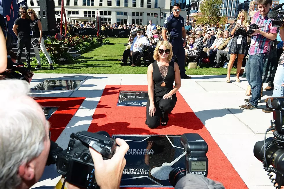 Miranda Lambert, Johnny Cash Earn Music City Walk of Fame Stars